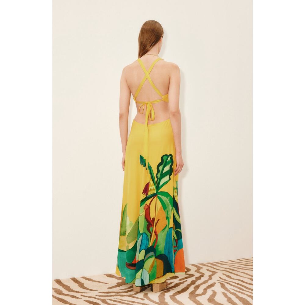 Alemais mokshini silk cut out midi dress - Picture 3 of 7